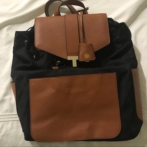 Tory Burch backpack. Dimensions: 12 x 12 x 6 inch